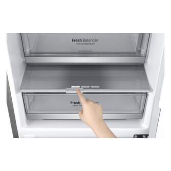 FRICOM. LG GBB72PZVGN 203x60 NF INOX METALFRESH