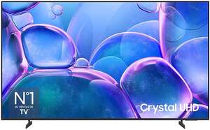 TV Samsung 55" LED TU55U7005F - 4K Ultra HD, Smart TV Tizen, Crystal Processor 4K, 20W, HDR10+