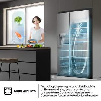 FRI. HISENSE RS818N4IIE1 179x91 NF INOX DISP DSP