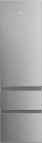 Frigor&iacute;fico Combi Haier HTR3620ENMG - 205 x 60 cm, Clase E, 414 litros, No Frost, Inox