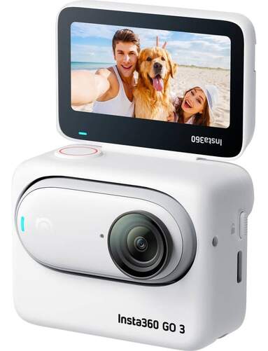 Cámara Insta360 Go 3 - Quad HD, 2.7K, F2.2, 64GB, WiFi, Giroscopio 6 Ejes, Peso 35gr, Estabilización