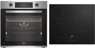 Conjunto Beko  BBSE12340XD (BIE22301X+HII63400) - Horno + Placa Inducción