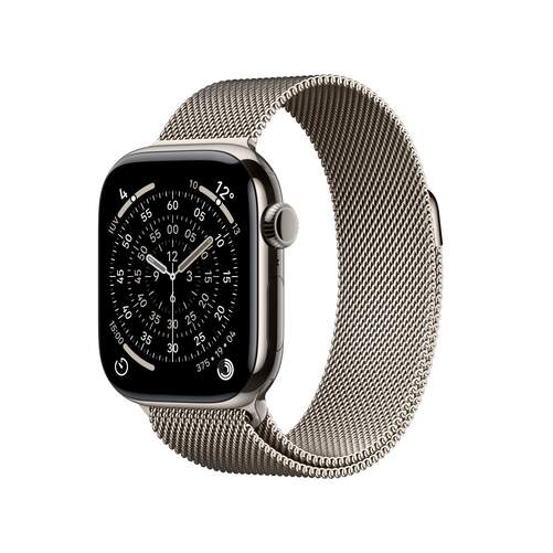 Apple Watch Series 11 Natural Titanium  - 1,65" OLED, GPS + Cellular, Bluetooth 5.3, 24 h autonomía