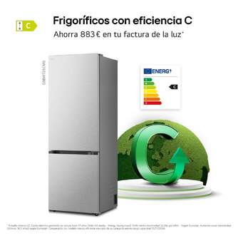 FRICOM. LG GBBW726CMB 203x70 INOX METALFRESH