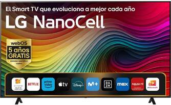 TV LG 75%%%quot; 75NANO82T6B UHD NANOCELL ALFA5 WEBOS24