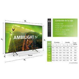 TV PHILIPS 65%%%quot; 65PUS8118 UHD SMART TV AMBILIGHT