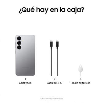 SMARTPHONE SAMSUNG S25 12/128 6,2%%%quot; GRIS