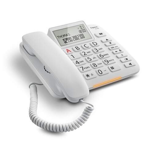 Tel&eacute;fono de sobremesa Gigaset DL380 Blanco - Pantalla LCD, 99 direcciones, teclas programables