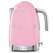 Hervidor El&eacute;ctrico SMEG KLF04PGEU - 2400 W, 1,7 L, Inox, Rosa