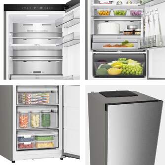 FRICOM. HISENSE RB3K330SAIC 186x60 INOX KFIT METAL