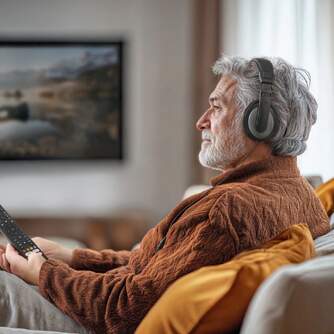 AURICULARES HAMA 00221782 TV 6MTS CABLE NEGRO