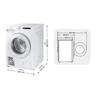 LVD. SAMSUNG WW12T504DTW 12K 1400R BCA