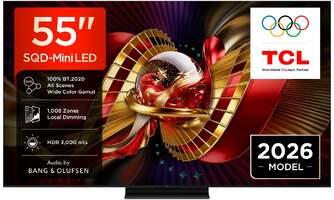 TV TCL 55%%%quot; 55C8L UHD SQDMINILED GOOGLETV 144HZ B%%%amp;O