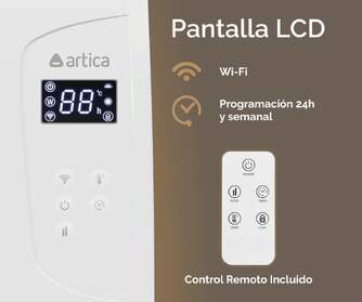 EMISOR SECO ARTICA AETS1800 1800W LCD WIFI
