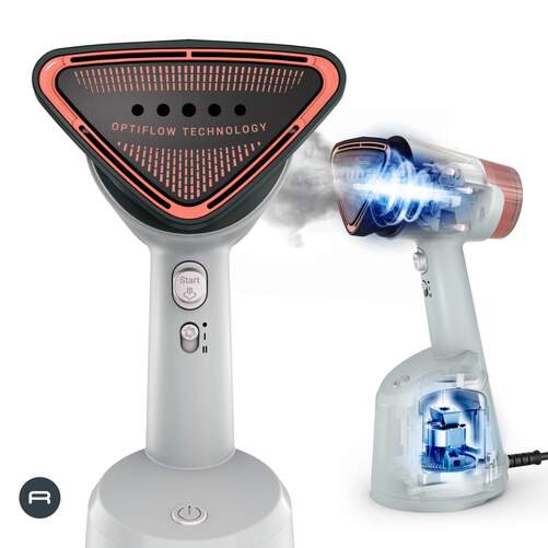 Plancha Vertical DR9814 - 100 ml, 1400 W, 150 gr/min, 8 Bar, Blanco