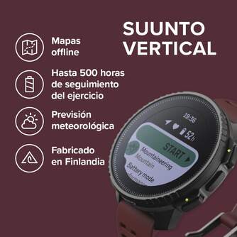 SMARTWATCH SUUNTO VERTICAL ALL BLACK RUBY 46MM