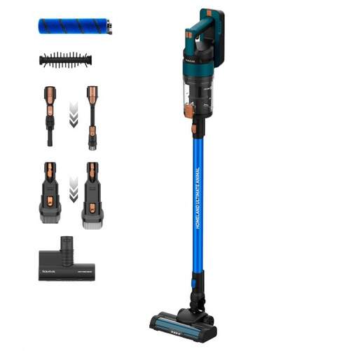 Aspirador Escoba Taurus Homeland Ultimate Animal - 33,6 V, Autonomía 70 min, Negro, Azul