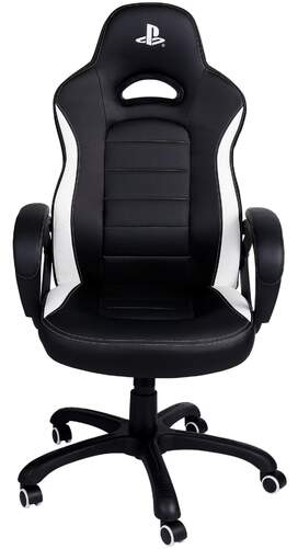 Silla Gaming Nacon Oficial PS4 350ES Negra - Reclinable