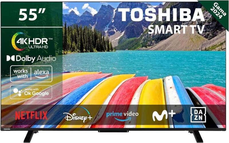 TV 55" Toshiba 55UV2363DG - 4K Ultra HD, Smart TV
