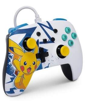 MANDO POWER A NINTENDO SWITCH CON CABLE PIKACHU