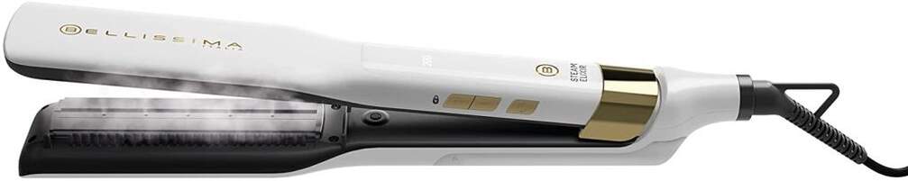 Plancha Pelo Imetec Bellissima Steam Elixir - Vapor, 4 Ajustes Temperatura 170-230ºC