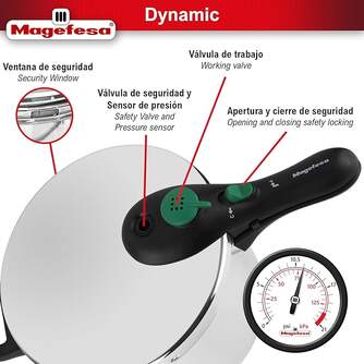 OLLA PRESION RAPID. MAGEFESA DYNAMIC 3 6L