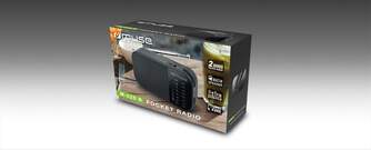 RADIO PORTATIL MUSE M-025R FM/AM NEGRO
