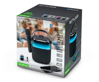ALTAVOZ KARAOKE MUSE M-520 KA BT 1 MICROFONO