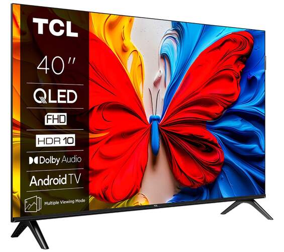 TV TCL 40" QLED 40S5K - Full HD, Android TV 11,0, Dolby Audio 20 W, HDR10