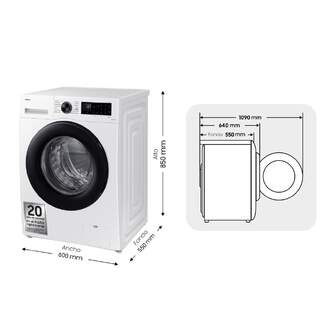LVD. SAMSUNG WW11DG5B25AEEC 11KG 1400RPM BLANCO