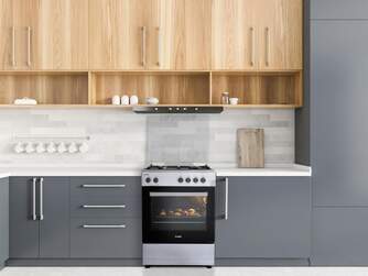 COCI. FLAMA 8261FL 4F 60x60 BUT INOX HORNO ELECTRI