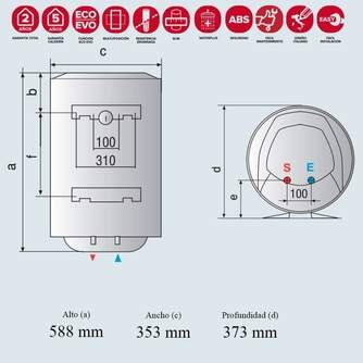 TERMO ARISTON PRO1 ECO DRY MULTIS 30SLIM 3626464