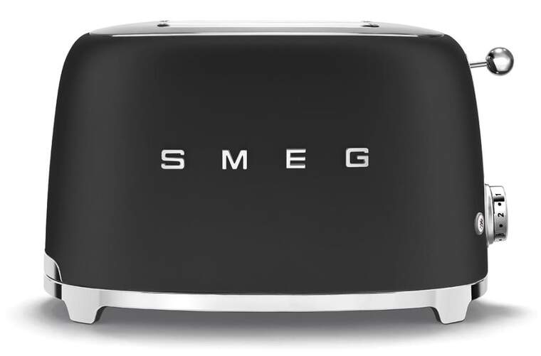 Tostador Smeg TSF01CHMEU Dorado  950W, 2 Rebanadas, 6 Intensidades