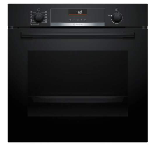Horno Bosch HBG536EB4 - 71 L, Multifunción, Clase A+, Guía Telescópica, Display, Cristal, Negro