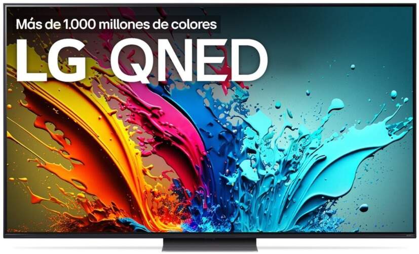 TV LG 55" QNED 55QNED87T6B - 4K Ultra HD, Smart TV, QDOT+, Nanocell, Alfa 8, 120 Hz