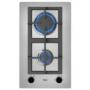 Placa Gas Teka EFX 30.1 2G AI AL CI - 2 Fuegos, Gas Butano, 30cm, Autoencendido, Termopar Seguridad