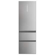Frigor&iacute;fico Combi Haier HTW3618ENMG - 185 x 60 cm, 360 L, No Frost, 3 puertas, Clase E, Inox