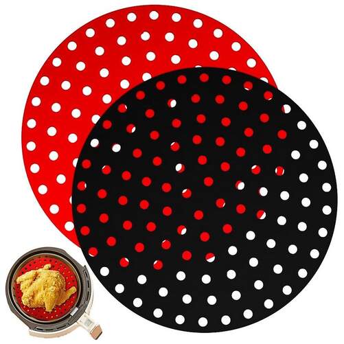 Base Silicona para AirFryer NK-HOCO32005 - 22,5 cm, Redondos, 2 unidades