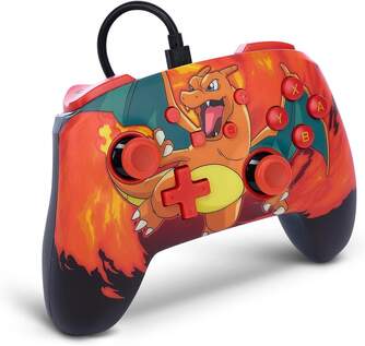 MANDO POWER A SWITCH ENHANCED CON CABLE CHARIZARD