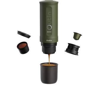 CAFET. OUTIN ESPRESSO PORTATIL VERDE 12V NESPRESSO