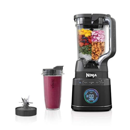 Batidora Vaso Ninja TB301EU - 1200 W, 2,1 L, 2 Vasos, 0,7 ml, Negro