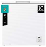 Congelador Horizontal Hisense FT200N1AWDL - Clase D,  86x79 mm, 198 litros, blanco