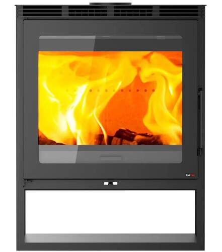 Estufa de leña Red Pod Loire Eco - 9,4 kW, eficiencia del 82%