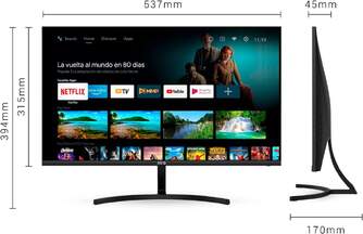 MONITOR SPC 24%%%quot; 900024N SMART TV GOOGLE PLAY WIFI