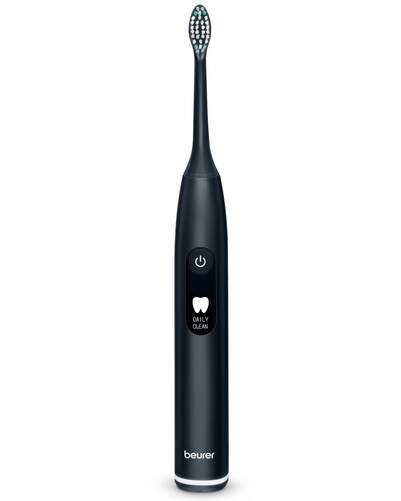 Cepillo el&eacute;ctrico S&oacute;nico Beurer SC50  - 80000 rpm, 5 programas, Sensor de presi&oacute;n, pantalla LCD,Azul