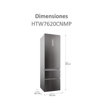 FRICOM. HAIER HTW7620CNMP 205x60CNMP 3P NF INOX