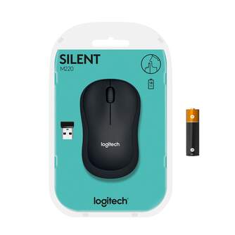 RATON OPTICO LOGITECH M220 SILENT WIRELESS NEGRO