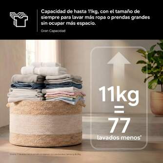 LVD. SAMSUNG WW11DG5B25AEEC 11KG 1400RPM BLANCO