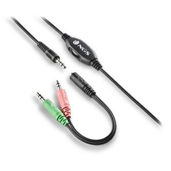 AURICULARES NGS MSX11PRO PC 3.5MM DOBLE JACK NEGRO
