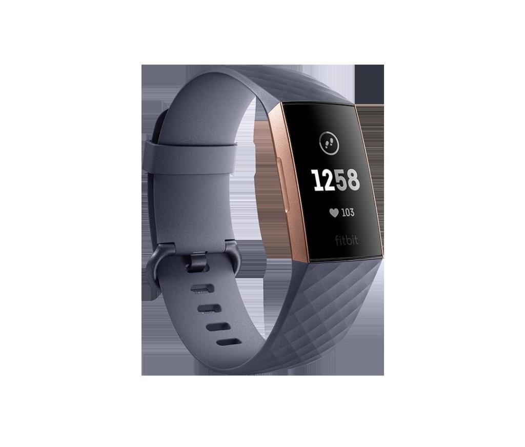 Pulsera Fitbit Charge 3 - Ritmo Cardíaco, Calorías, Sumergible, 15 Ejercicios, SmartTrack, Notificac